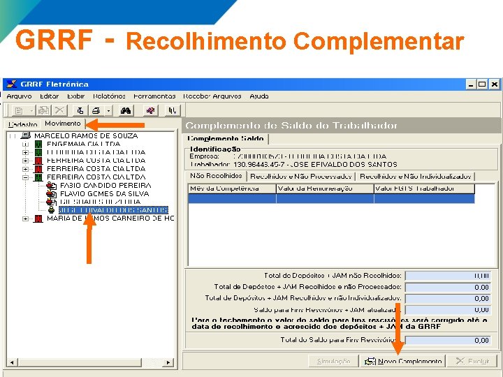 GRRF - Recolhimento Complementar 