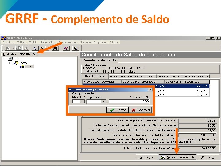 GRRF - Complemento de Saldo 