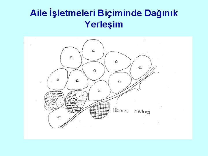 Aile İşletmeleri Biçiminde Dağınık Yerleşim 