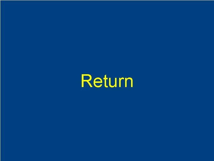 Return 