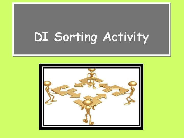 DI Sorting Activity 
