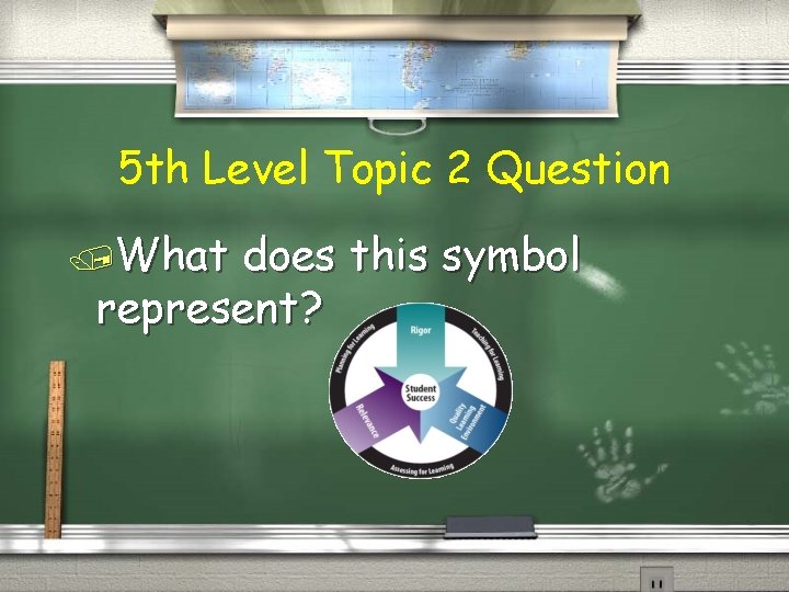 5 th Level Topic 2 Question /What does this symbol represent? 