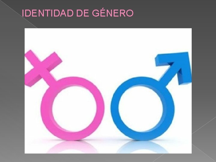 IDENTIDAD DE GÉNERO 