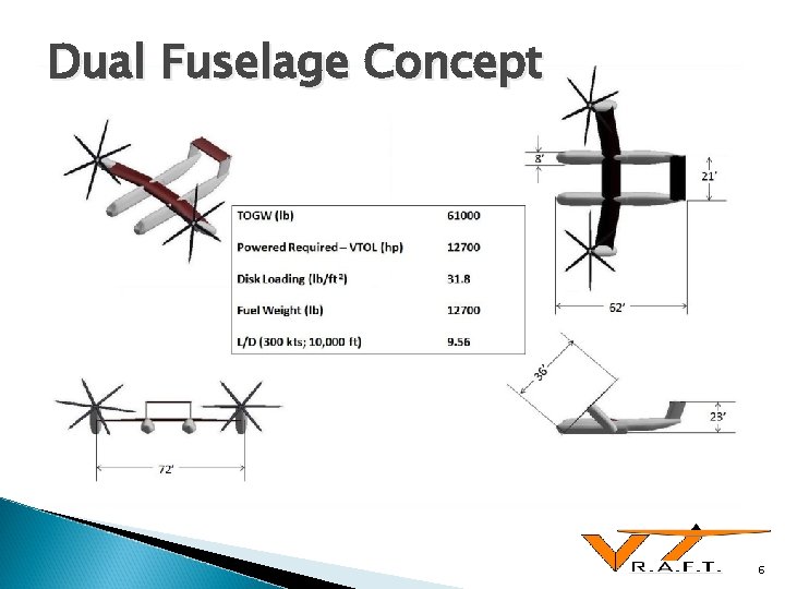 Dual Fuselage Concept 6 