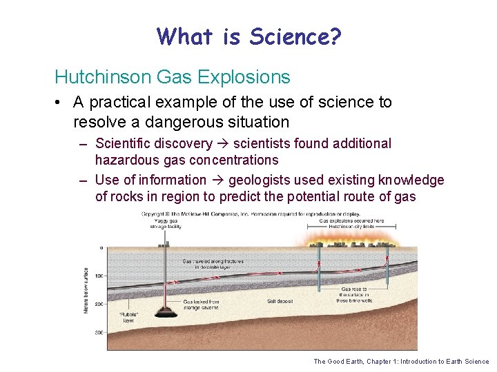 What is Science? Hutchinson Gas Explosions • A practical example of the use of What is Science? Hutchinson Gas Explosions • A practical example of the use of