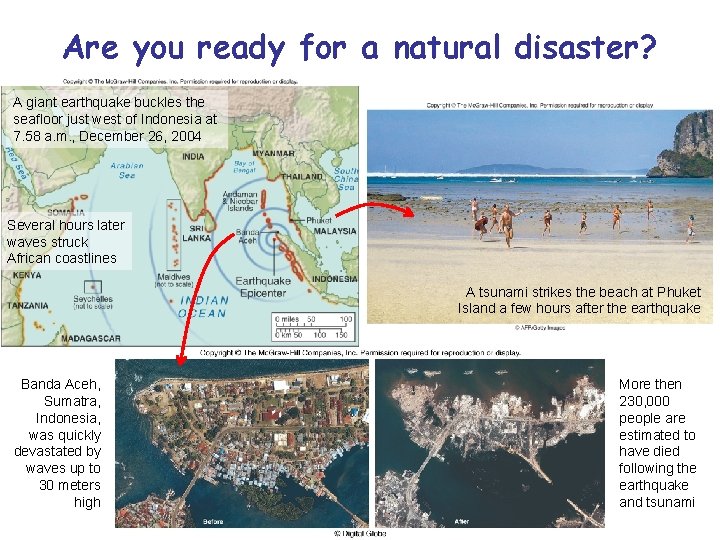 Are you ready for a natural disaster? A giant earthquake buckles the seafloor just