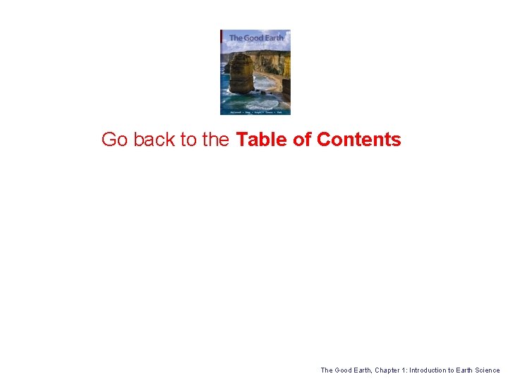 Go back to the Table of Contents The Good Earth, Chapter 1: Introduction to Go back to the Table of Contents The Good Earth, Chapter 1: Introduction to