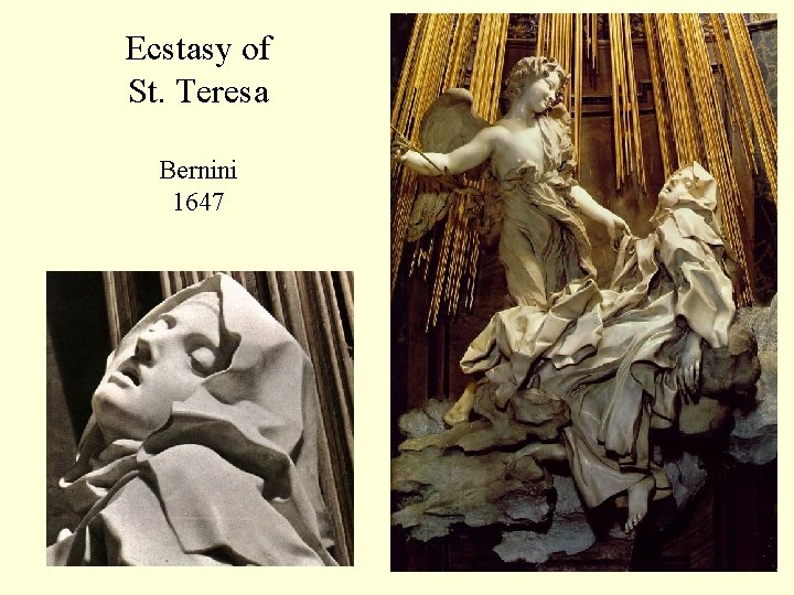 Ecstasy of St. Teresa Bernini 1647 