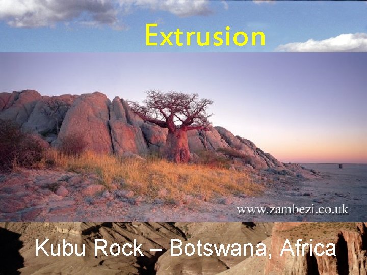 Extrusion Kubu Rock – Botswana, Africa 