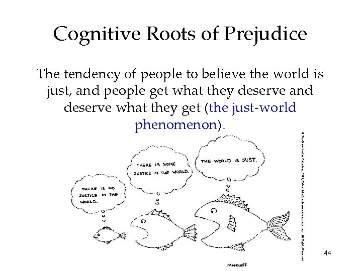 Cognitive Roots of Prejudice © The New Yorker Collection, 1981, Robert Mankoff from cartoonbank.