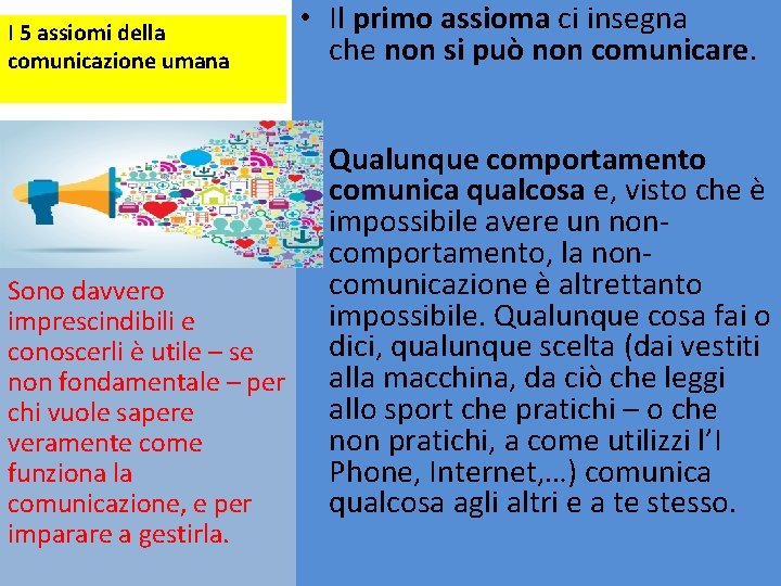 I 5 assiomi della comunicazione umana Sono davvero imprescindibili e conoscerli è utile – I 5 assiomi della comunicazione umana Sono davvero imprescindibili e conoscerli è utile –