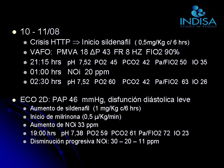 l 10 - 11/08 l l l Crisis HTTP Inicio sildenafil ( 0, 5