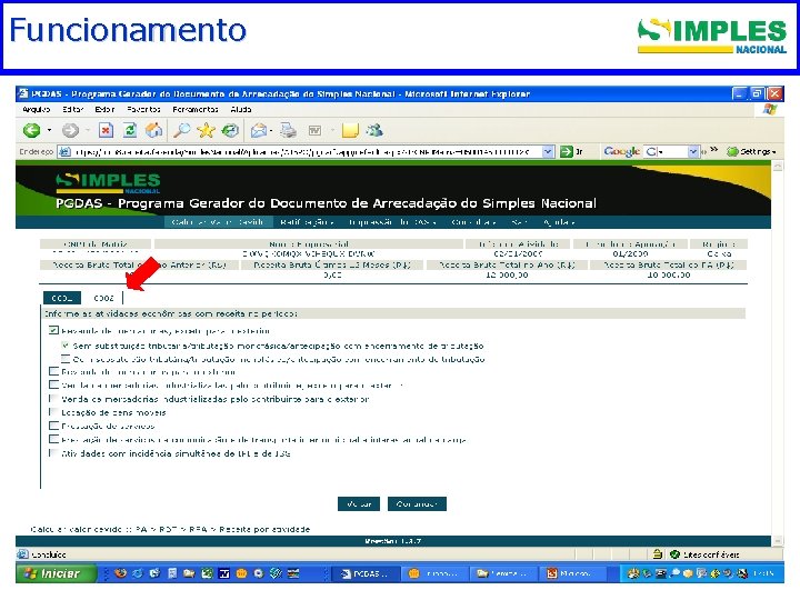 Funcionamento. Fundamentação legal 