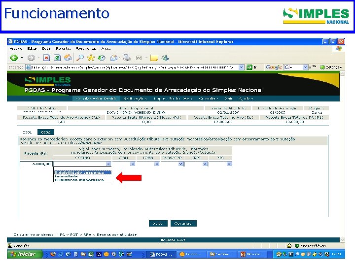 Funcionamento. Fundamentação legal 