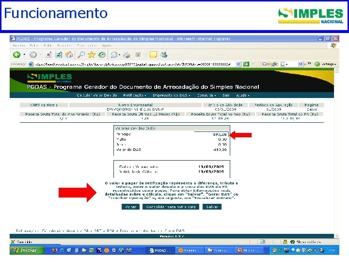 Funcionamento. Fundamentação legal 