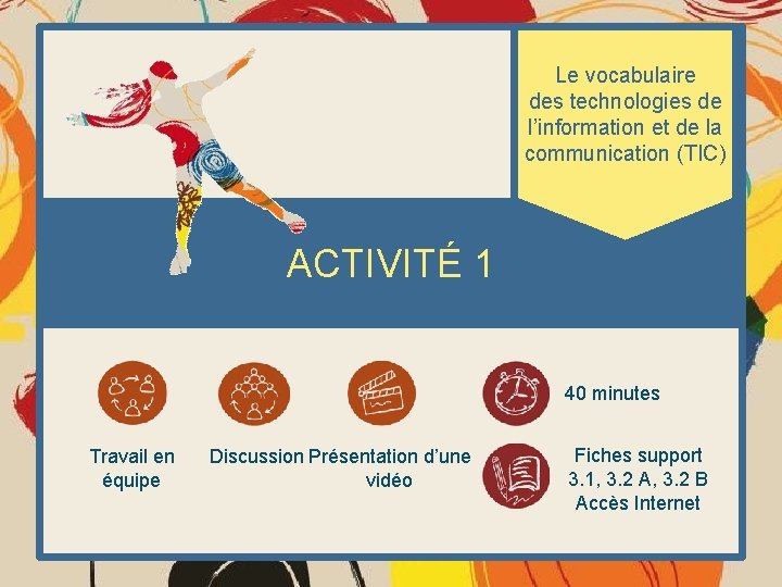 Le vocabulaire des technologies de l’information et de la communication (TIC) ACTIVITÉ 1 40