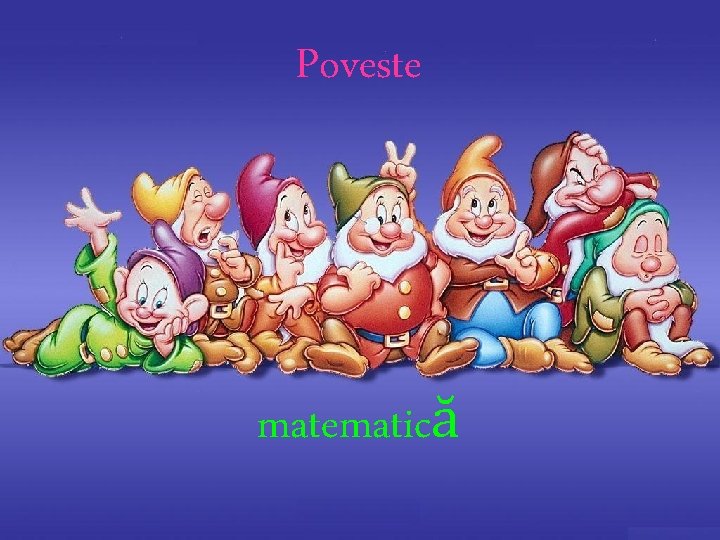 Poveste matematică 