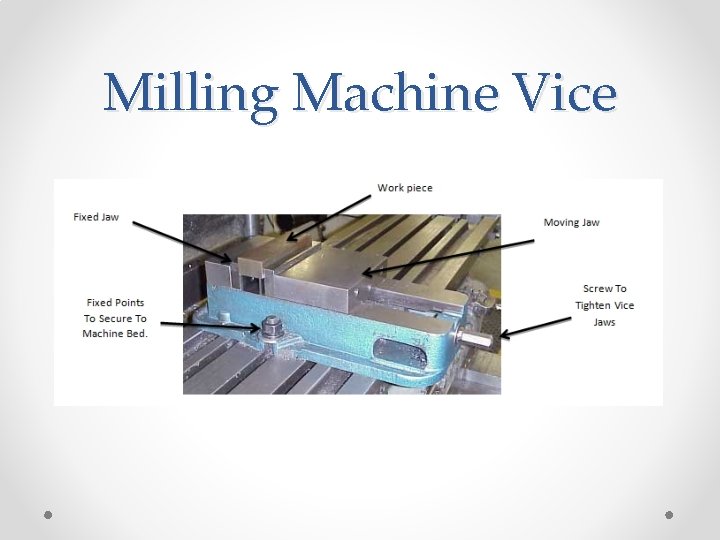 Milling Machine Vice 