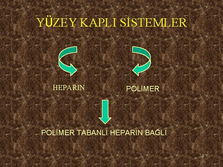 YÜZEY KAPLI SİSTEMLER HEPARIN POLİMER TABANLI HEPARIN BAĞLI 8 