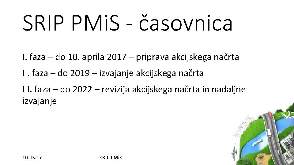 SRIP PMi. S - časovnica I. faza – do 10. aprila 2017 – priprava