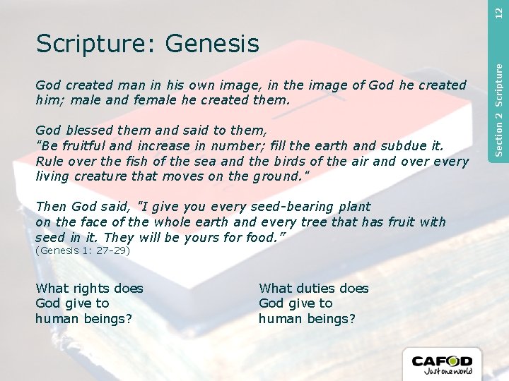 12 God created man in his own image, in the image of God he