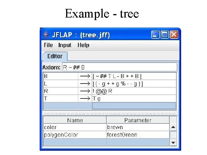 Example - tree 