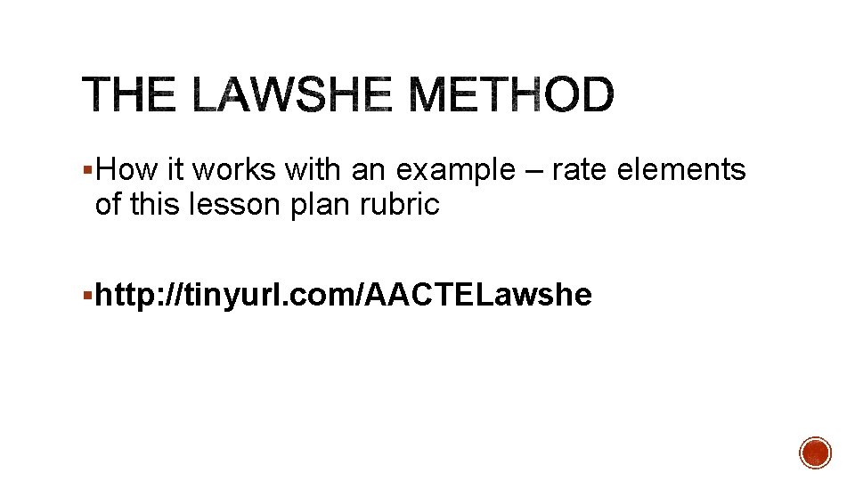 §How it works with an example – rate elements of this lesson plan rubric