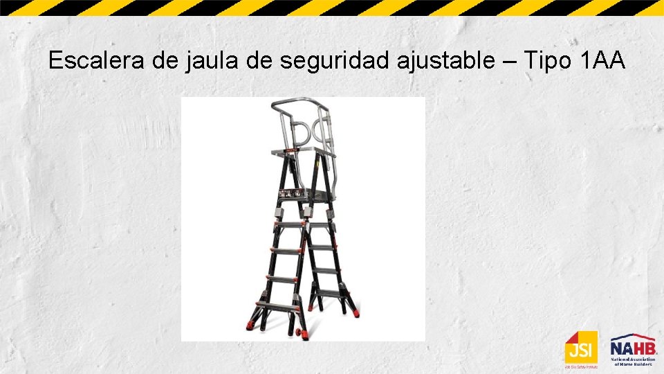 Escalera de jaula de seguridad ajustable – Tipo 1 AA 