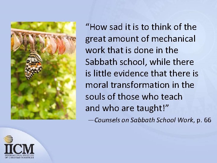 “How sad it is to think of the great amount of mechanical work that
