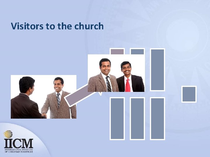 Visitors to the church 