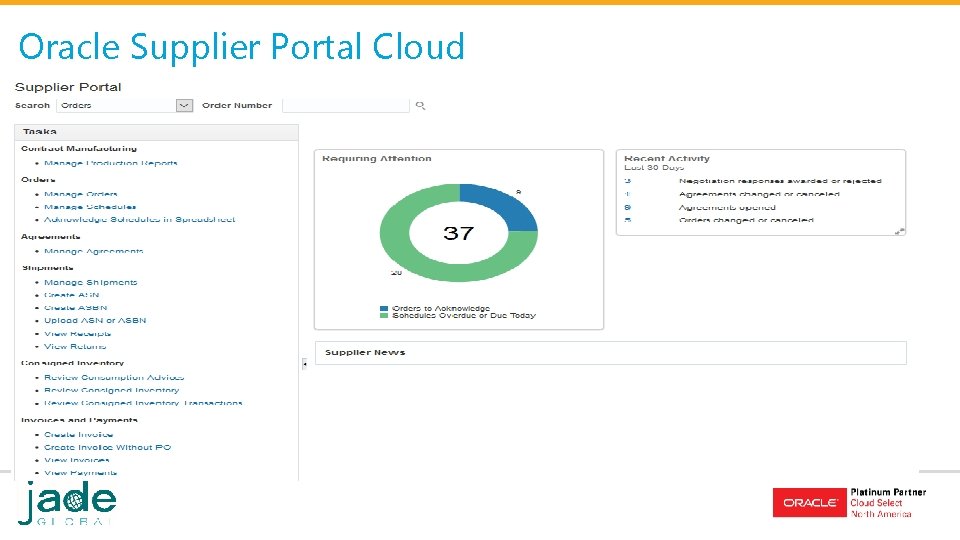 Oracle Supplier Portal Cloud Oracle Supplier Portal Cloud
