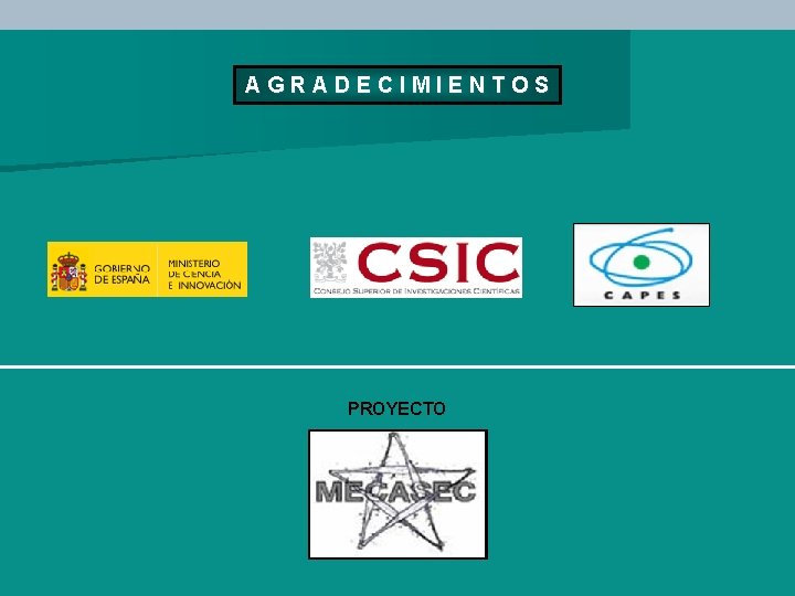 AGRADECIMIENTOS PROYECTO 
