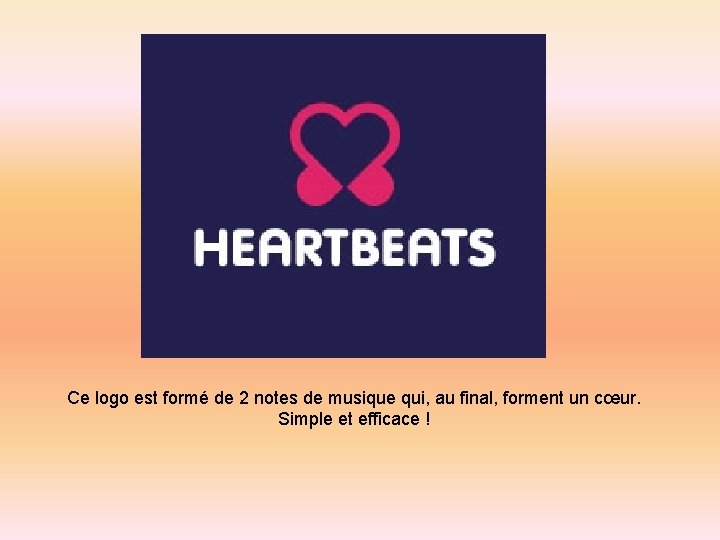  Ce logo est formé de 2 notes de musique qui, au final, forment