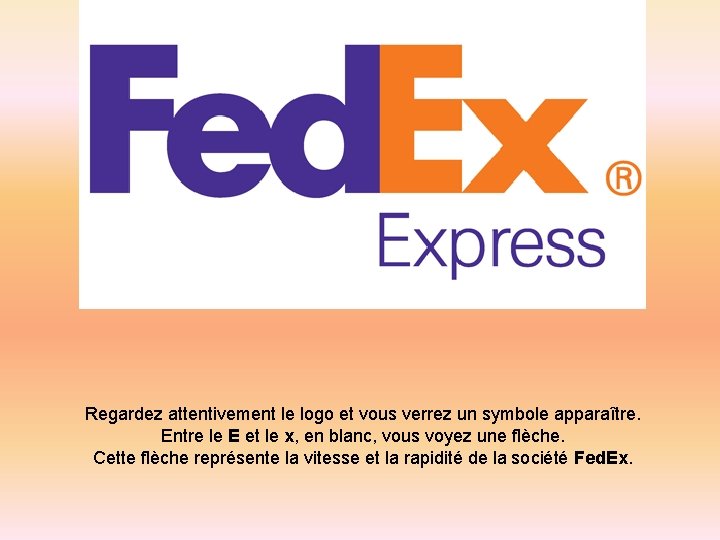 Regardez attentivement le logo et vous verrez un symbole apparaître. Entre le E et