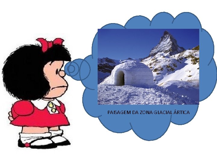 PAISAGEM DA ZONA GLACIAL ÁRTICA 