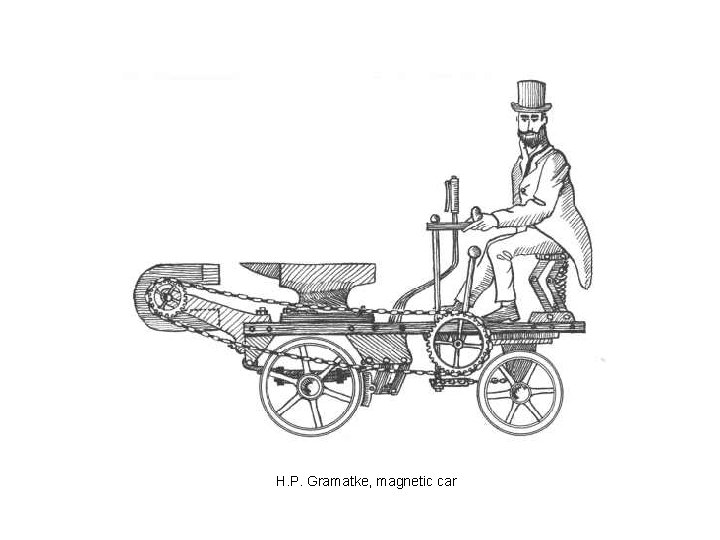 H. P. Gramatke, magnetic car 