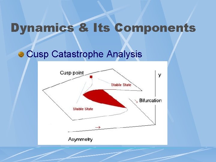 Dynamics & Its Components Cusp Catastrophe Analysis 