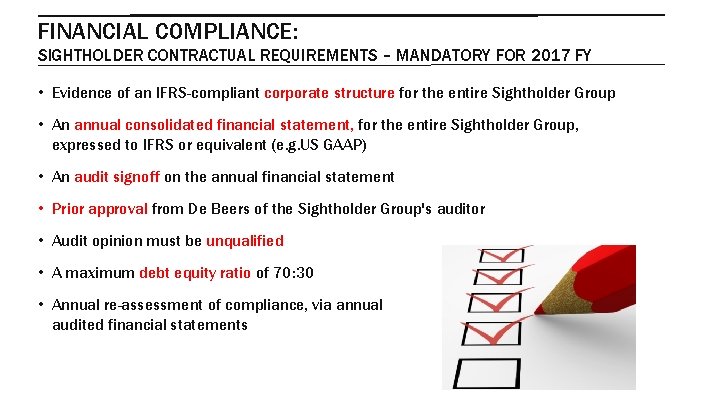 sightholders de beers group