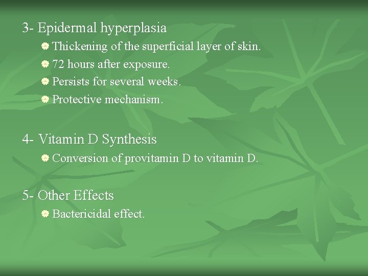 3 - Epidermal hyperplasia | Thickening of the superficial layer of skin. | 72