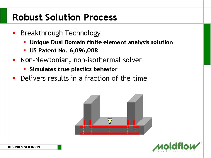 Robust Solution Process § Breakthrough Technology § Unique Dual Domain finite element analysis solution