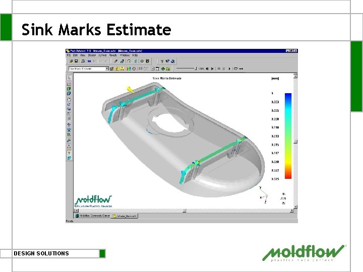 Sink Marks Estimate DESIGN SOLUTIONS 