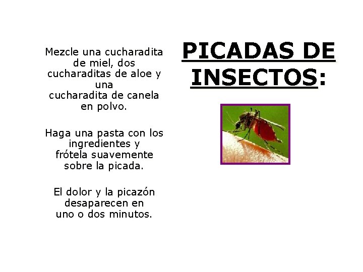 Mezcle una cucharadita de miel, dos cucharaditas de aloe y una cucharadita de canela