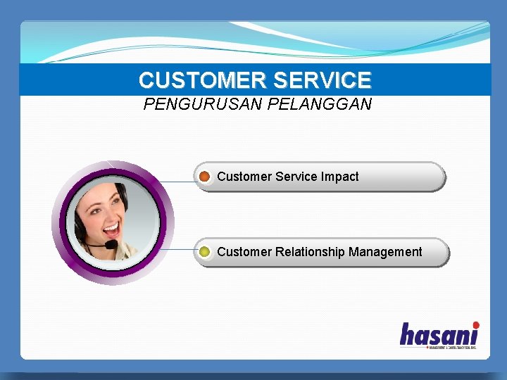 CUSTOMER SERVICE PENGURUSAN PELANGGAN Customer Service Impact PERFECT MANAGER Customer Relationship Management 无忧PPT整理发布 