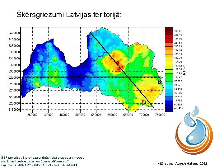  Šķērsgriezumi Latvijas teritorijā: ESF projekts „Starpnozaru zinātnieku grupas un modeļu sistēmas izveide pazemes