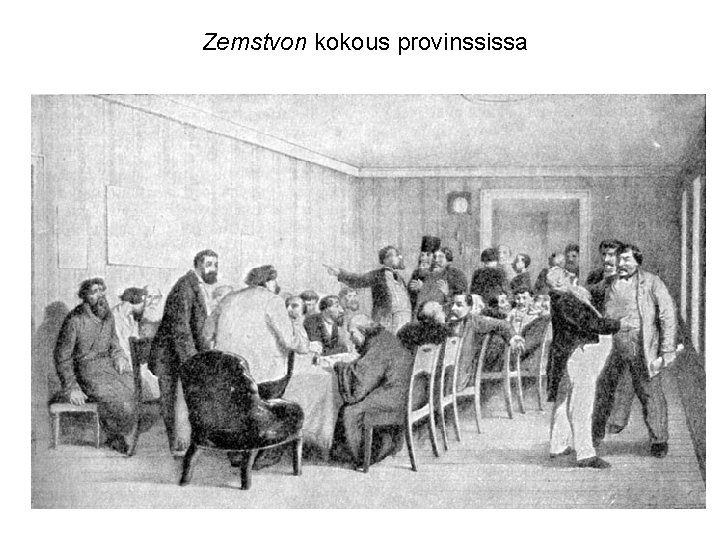 Zemstvon kokous provinssissa 