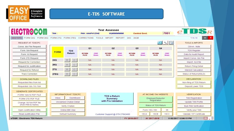 E-TDS SOFTWARE 