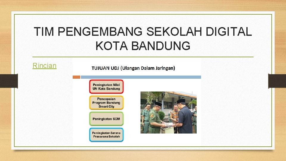 TIM PENGEMBANG SEKOLAH DIGITAL KOTA BANDUNG Rincian 