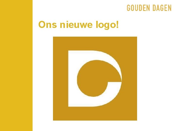 Ons nieuwe logo! 