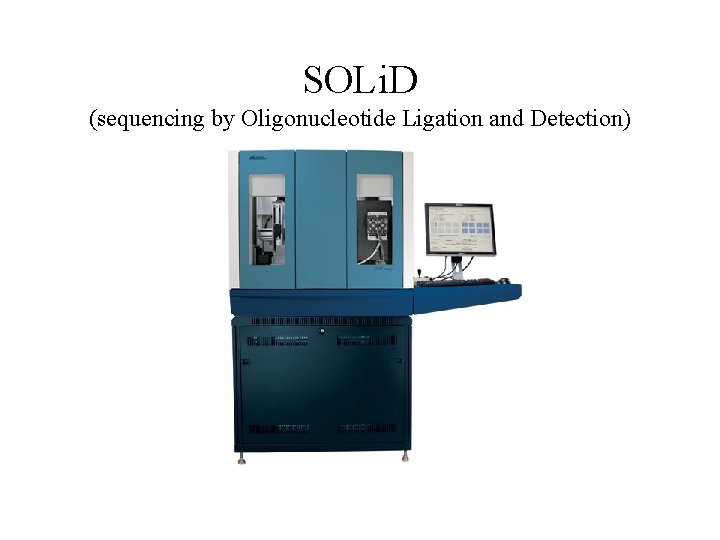 SOLi. D (sequencing by Oligonucleotide Ligation and Detection) 