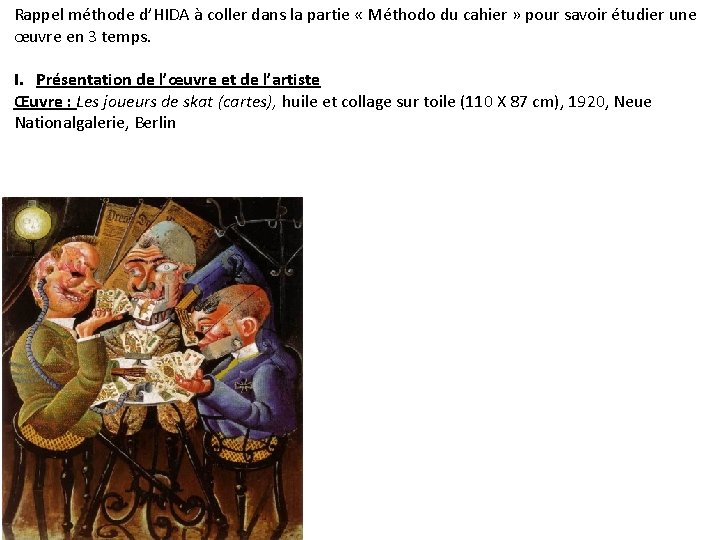 Rappel méthode d’HIDA à coller dans la partie « Méthodo du cahier » pour